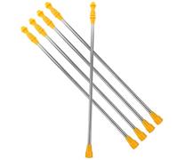 MOBUTOFU Baguette D'arrosage Télescopique en Acier Inoxydable 5pcs Rallonge Réglable 45-80cm pour Jardinage et Arrosage Flexible des Plantes
