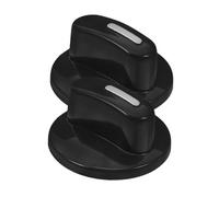 MOBUTOFU Bouton de Minuterie pour Autocuiseur Électrique et Four, Abs Noir, Trou 6mm, Axe, Lot de 2, Compatibilité