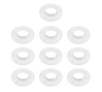 MOBUTOFU Cache-trous pour Après-shampoing en Plastique Blanc, Lot de 10 Pièces, Facile à Installer pour Fête, Couvre Trous D'évacuation et Radiateurs la Maison