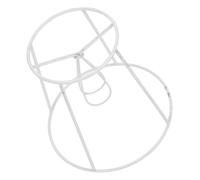 MOBUTOFU Cadre Blanc E14 pour Kit D'abat-jour à Monter -même, Support Polyvalent et Facile à Installer pour Projets DIY et Décoration Intérieure