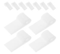 MOBUTOFU Clips à Ressort Forme en P Trou Ovale en Plastique Blanc pour Canapé Lot de 50 Fixation Rapide et Résistante pour Réparation de Meubles Hôtels et Bureaux