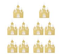 MOBUTOFU Coffret Cadeau de Diplôme en Papier Or, 20pcs Boîtes de Bonbons de Fête Élégantes et Boîtes de Biscuits de Fête pour Party et Graduation Party