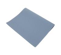 MOBUTOFU Couverture de Classeur 9 Trous B5 en Pu et Métal Bleu Bords Arrondis, Recharge Facile, Aspect Professionnel pour Usage Scolaire et Quotidien