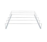 MOBUTOFU Distributeur de Porte-canettes Blanc pour Réfrigérateur en Alliage D'aluminium pour Organisation Polyvalente Compartiments Séparés et Design Anti-basculement