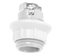 MOBUTOFU Douille de Lampe Compatible et Élégante E14 Filetage Complet en Céramique Remplacement Matériau Céramique Blanc, pour Luminaires Modernes