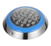 MOBUTOFU Éclairage de Piscine Hors Sol LED 24w Étanche Projecteur Submersible en Acier Inoxydable et Pc, Lampe Décorative Multicolore pour Piscine Enterrée Simple à Installer