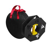 MOBUTOFU Enrouleur de Câble Structure Robuste à Double Roulement avec Poignée Antidérapante Élargie et Limiteur Réglable, Livré avec Paquet de Rangement Noir pour Terrains de Sport