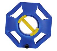 MOBUTOFU Enrouleur de Rallonge Bleu en PP Résistant à l'Usure, Dévidoir Portable pour Garage et Camping, Rangement de Câble avec Poignée Centrale Rotative