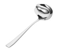 MOBUTOFU Louche à Sauce pour Servir Sauces et Jus en Acier Inoxydable Bec Verseur, Cuillère à Soupe Robuste et Lisse, Ustensile Cuisine Professionnel