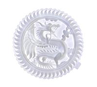MOBUTOFU Moule en Silicone Blanc pour Résine Époxy, Dragon en Relief | Bricolage et Création, Flexible, Résistant à L’usure, Démoulage Facile, Finition Délicate