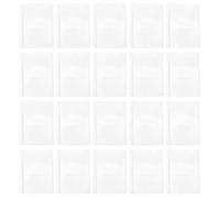 MOBUTOFU Organisateur de Porte-reçus A4 30 Trous, Lot de 20 Pochettes Perforées en Plastique Étanches pour Classement Scolaire et Professionnel