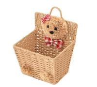 MOBUTOFU Panier de Rangement Design Ouvert Facile à Transporter en Osier Tressé Ours Cartoon pour Organiser Jouets et pour Garçon et Filles Chambre ou Fête