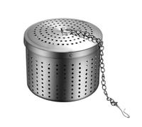 MOBUTOFU Panier-filtre en Acier Inoxydable Argenté Crochet Anti-chute pour Infusion D'épices et Thé, Panier Pratique Empêchant les Résidus Flottants, Maison