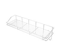 MOBUTOFU Paniers d'égouttage muraux sans perçage en Acier Inoxydable Support Ventouse antirouille pour Accessoires Salle de Bain et Rangement Appartement avec Drainage Facile