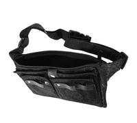 MOBUTOFU Paquet Banane pour Ciseaux Coiffeur Pochette Multifonction pour Peigne et Outils de Salon Ceinture Professionnelle Noir