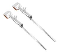 MOBUTOFU Pince Portable pour Tube à Essai en Fer Argenté, Résistante la Rouille Lot de 2 Pièces, pour Utilisation en Cours de Laboratoire