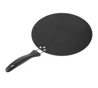 MOBUTOFU Poêle à Crêpes Antiadhésive Fonte Non-stick pour Stovetop Four Grill et Camping Manche Ergonomique Surface Lisse Facile Entretien pour Crêpes Pancakes Tortillas et Omelettes