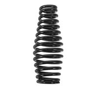 MOBUTOFU Poignée de Poêle à Ressort en Acier Inoxydable, Forme Conique | Style Tour Taille Tambour, Petit Diamètre Intérieur 1,50 Cm, Noir, pour Poignée de Four et Poêle à Granulés