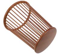 MOBUTOFU Poubelle en Bambou Naturelle Cuisine et Toilettes, Construction Solide Design Créatif et Moderne, pour Salle de Bain et Bureau