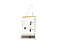 MOBUTOFU Règle de Croissance en Taille Murale pour Garçon et Filles Cadre en Pin et Tissu, Facile à Installer, Sécurisée pour Chambre D'garçon et Filles ou Crèche