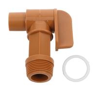 MOBUTOFU Robinet de Baril D'arrosage de Jardin 3/4 Pouce en Plastique | Commande Rapide du Débit, Anneau D’étanchéité, Structure Conique Interne, pour Réservoirs Nutritifs et Récupération Pluviale