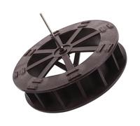 MOBUTOFU Roue à Eau Rotative Large 22 CM pour Fontaine de Jardin Intérieur, Accessoire de Décoration DIY pour Aquarium et Modèles de Moulin à Eau