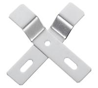 MOBUTOFU Set de Crochets Métalliques pour Accessoires de Salle de Bain Lot de 2 Supports Suspendre Polyvalents en Métal Fixation Murale Facile pour Urinoir Mural Argentés
