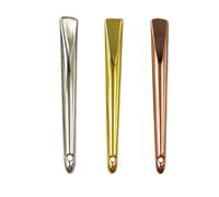 MOBUTOFU Spatules en Alliage de Zinc Applicateurs Faciles à Nettoyer Couleur Aléatoire Lot de 3 pour Mélange et Application Précise pour Crème Visage et Masque Facial
