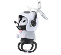 MOBUTOFU Statuette Chat en Résine Blanche, Décor Moto et Vélo, Légère | Ornement Décoratif Imperméable, Soulagement de Pression, Forme Chat, Usage Moto et Vélo, Finition Résine