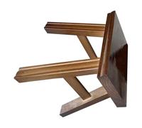 MOBUTOFU Tabouret Marchepied Polyvalent en Bois Rectangulaire Design Léger et Rustique Dimensions 23x14x24 Cm pour Garçon et Filles et Adultes pour Chambre et