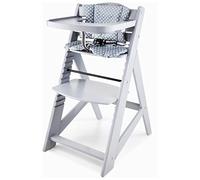 Chaise de salle à manger en bois Moby-System WOODY - gris