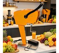 MObyat Extracteur De Jus Professionnel 48 W, en Acier Inoxydable, avec Vide-Fruits Et Double Lame, Extraction Rapide en 10 Secondes, sans Épluchage, Idéal pour La Maison Et Les B