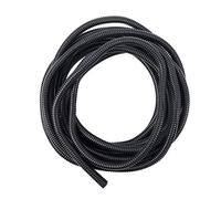 MOCNT Gaine Câbles Électriques Voiture Gaine Ondulée Flexible Protection Cache PP Tuyau Fil Fendu Gaine Isolante Conduit Tube Rangement Câble Extérieur 10mm Long 15 Mètres
