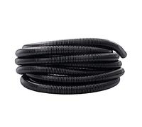 MOCNT Gaine Câbles Électriques Voiture Gaine Ondulée Flexible Protection Cache PP Tuyau Fil Fendu Gaine Isolante Conduit Tube Rangement Câble Extérieur 18mm Long 10 Mètres