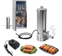 Mocoli Générateur De Fumée Froide, Acier Inoxydable Générateur De Fumée Serpentin Fumoir A Froid Fumoir A Froid avec Pompe pour BQQ Fumage à Froid Poisson Viande Fromage