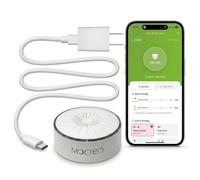 MOCREO LB1 LoRa Alarme sonore et lumineuse intelligente - Sirène à haut volume de 120 dB et lumière stroboscopique RVB, alerte de sécurité sans fil de 609,6 m de long pour congélateur, fuite d'eau