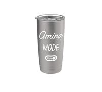 Mode Amina Activé Nom Drôle Gobelet isotherme en acier inoxydable double paroi