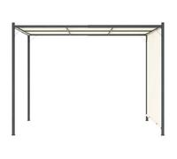&Mode Arche à roses - Pergola avec toit réglable Crème Blanc 3x3 m Acier Sale488898
