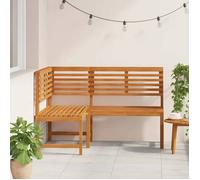 &Mode Banquette Banc d'extérieur - Banc d'angle de jardin 140 cm Bois solide d'acacia Sale136000