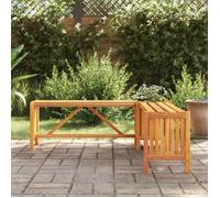 &Mode Banquette Banc d'extérieur - Banc de jardin et jardinière 117x117x40 cm Bois solide d'acacia Sale616165