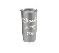 Mode Brooks Activé Nom Drôle Gobelet isotherme en acier inoxydable double paroi