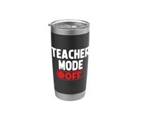 Mode enseignant désactivé le dernier jour de l'école Vacances d'été Gobelet isotherme en acier inoxydable double paroi