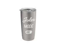 Mode Jules Activé Nom Drôle Gobelet isotherme en acier inoxydable double paroi