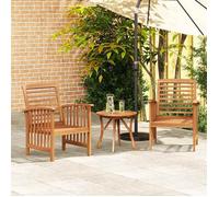 &Mode Lot de 2 fauteuils relax/ Chaises de jardin - style moderne - Bois d'acacia massif Sale776974