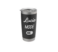 Mode Lucie Activé Nom Drôle Gobelet isotherme en acier inoxydable double paroi