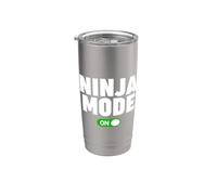 Mode Ninja activé Gobelet isotherme en acier inoxydable double paroi