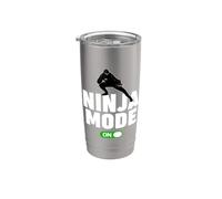 Mode Ninja activé Gobelet isotherme en acier inoxydable double paroi