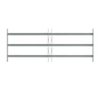 Mode Quincaillerie - vidaxl - Grille réglable de sécurité de fenêtres et 3 barres 700-1050 mm - pour maison N1B3916