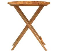 &Mode Table de jardin - Table d'appoint d'extérieur - pliable Ø60x75 cm Bois d'eucalyptus solide Sale679303