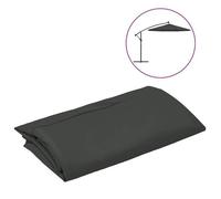 &Mode Toile de Rechange/ Tissu de remplacement pour parasol déporté -anthracite 300 cm Sale294536
